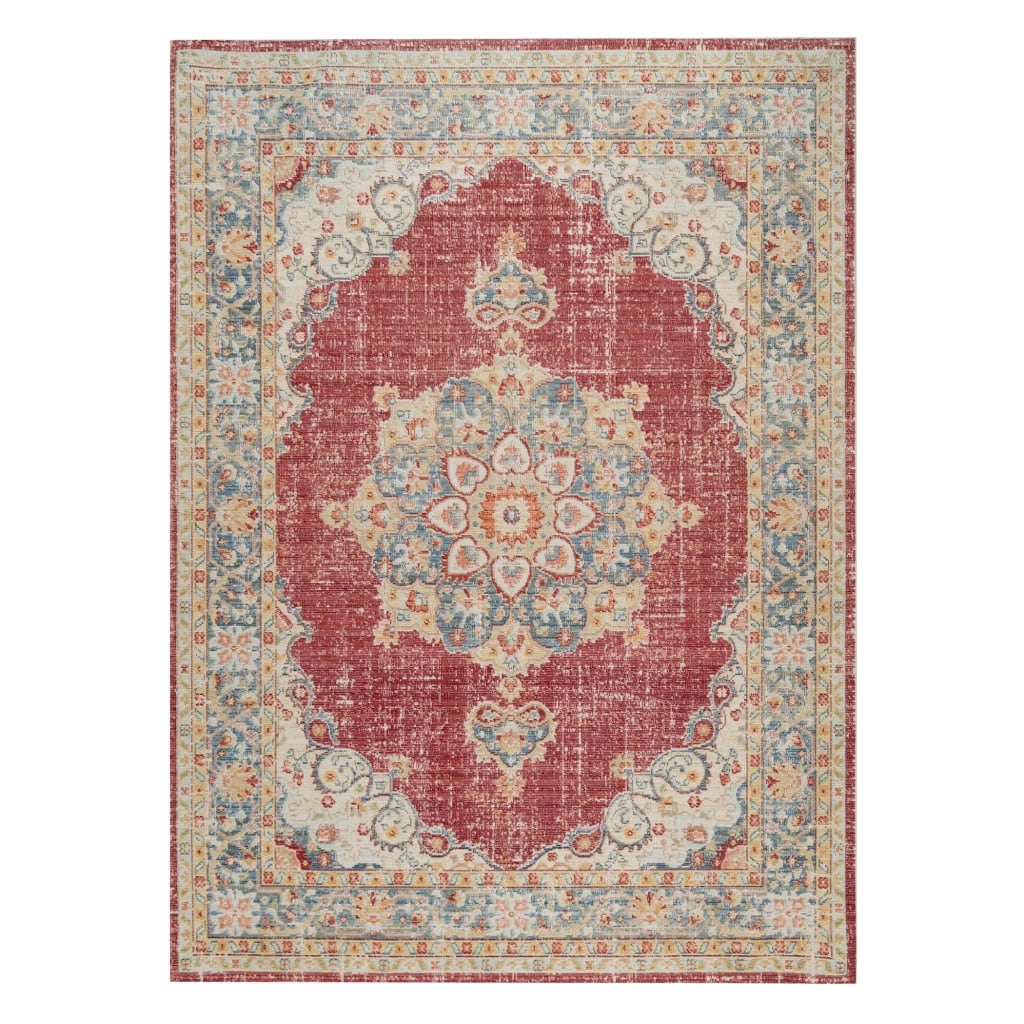 Power Loomed Distressed Area Rug - 2' x 3'