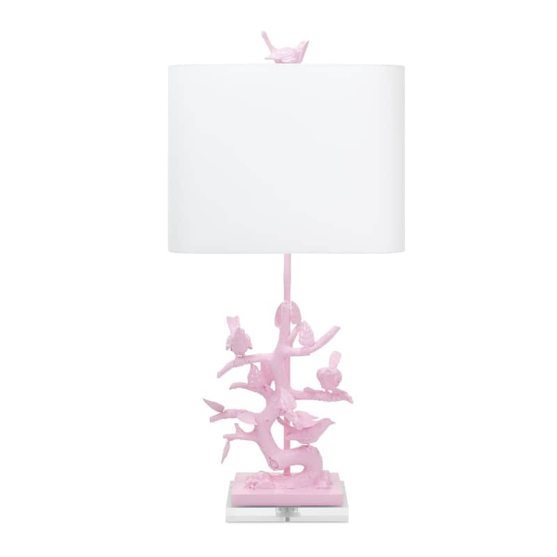 Bird on Branch Acrylic Table Lamp