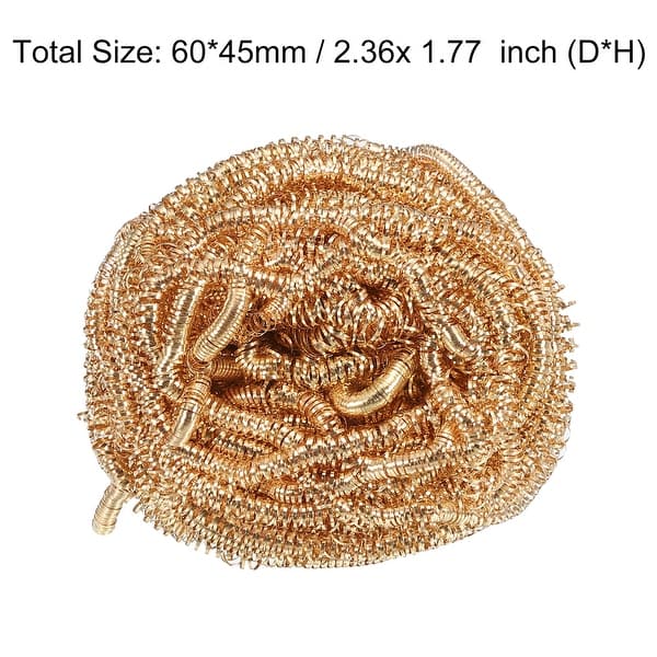 Solder Tip Iron Cleaner 20g Solder Tip Cleaning Brass Tip Kit Gold 3