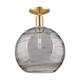 Option Champagne Bronze / Light Smoke Deco Swirl