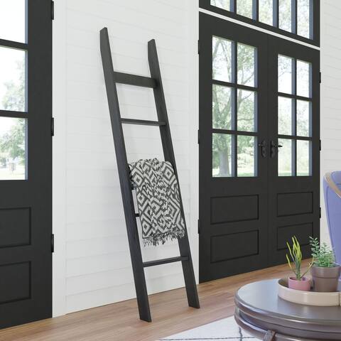 6ft Country Chic Blanket Ladder - Modern Farmhouse