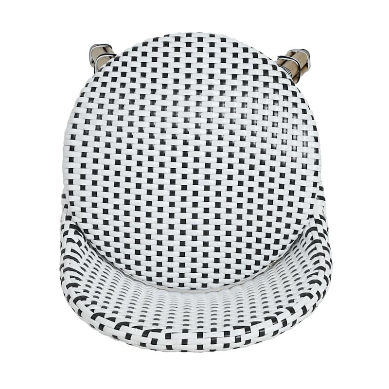 Scott Living Alura Outdoor Bar Stool Woven Wicker