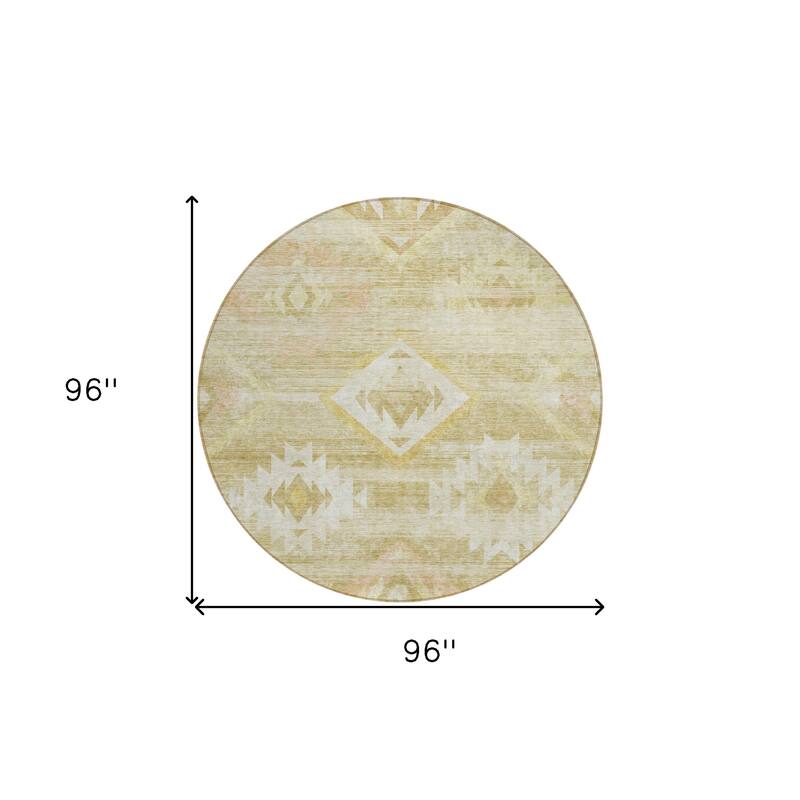HomeRoots Southwestern Transitional Rectangle Outdoor Rug