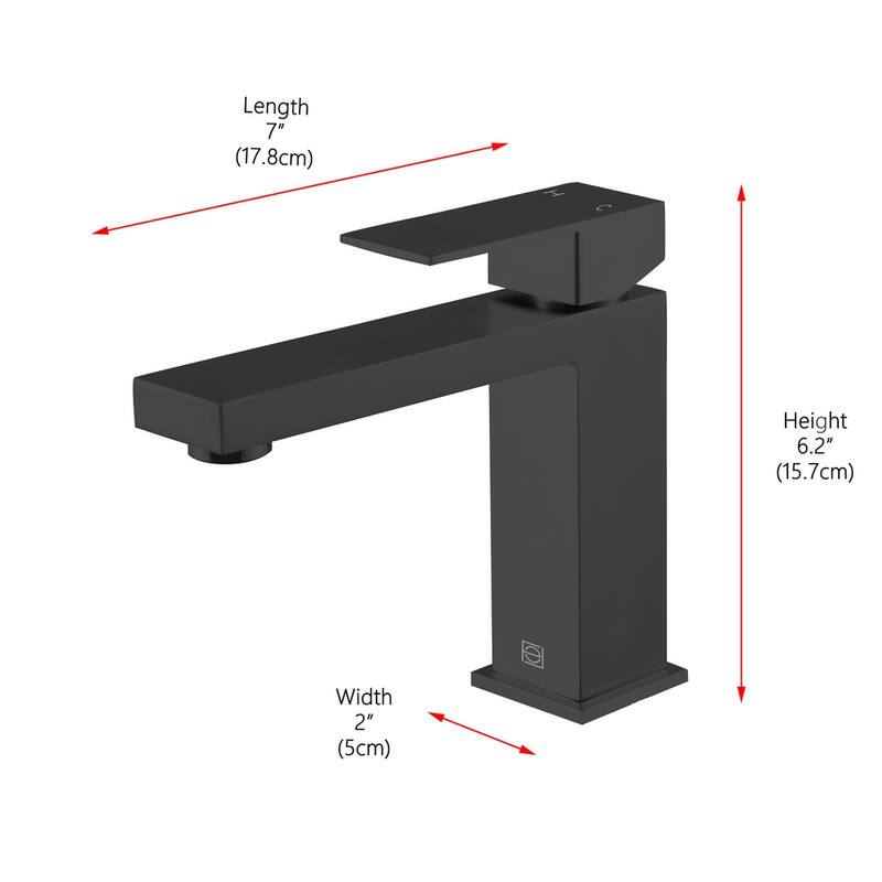 Indigo Home Single Hole Single Handle Bathroom Faucet