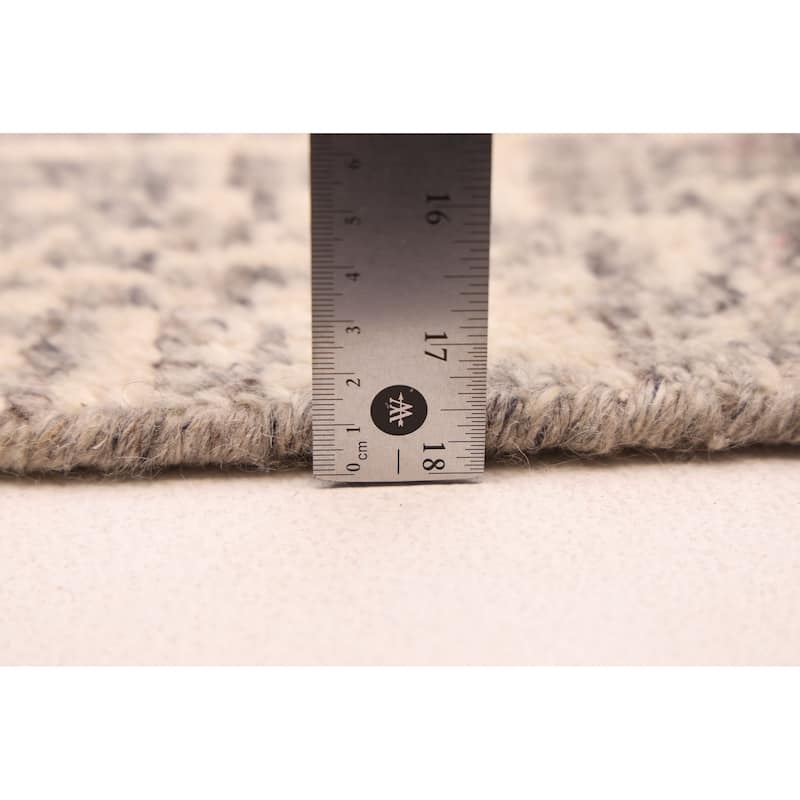 ECARPETGALLERY Hand-knotted Jules Serapi Dark Grey Wool Rug - 9'0 x 12'0