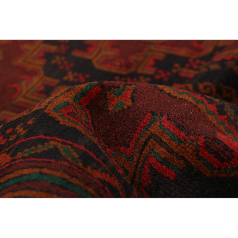 Teimani Red Rug 3'11" x 6'7" - 3'11 x 6'7