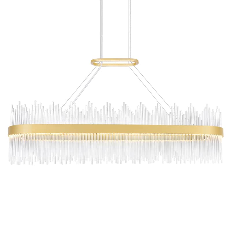 Genevieve LED Chandelier With Medallion Gold Finish - Medallion Gold