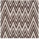 preview thumbnail 69 of 122, SAFAVIEH Handmade Cambridge Tinnie Modern Moroccan Wool Rug 6' Square - Brown/Ivory - Square