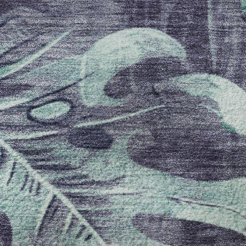 Premium Washable Super Soft Tropical Floral Mayfield Rug