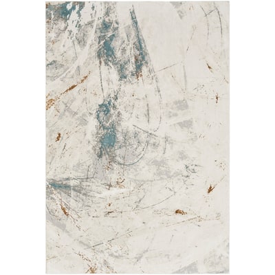 Nourison Desire Indoor only Grey Abstract Area Rug