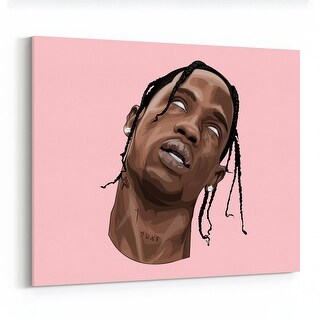 Shop Music Travis Scott Illustrations Canvas Wall Art Print Overstock 31658875