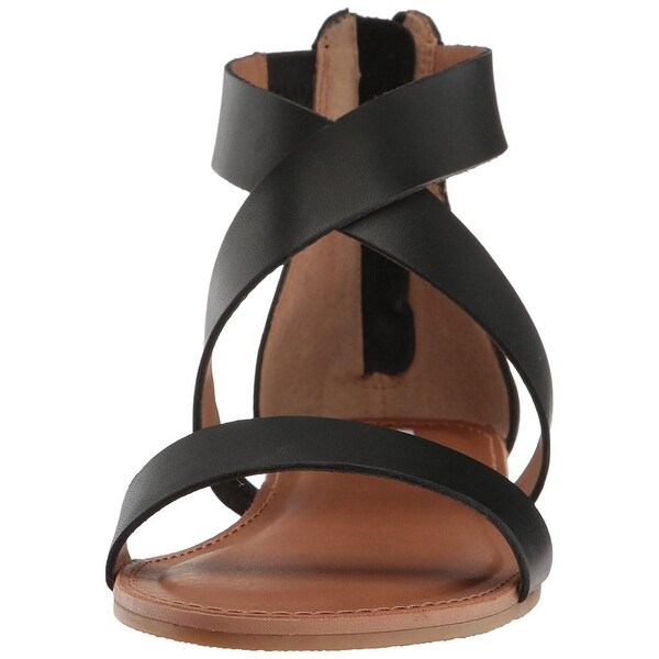 steve madden halley cognac leather sandals