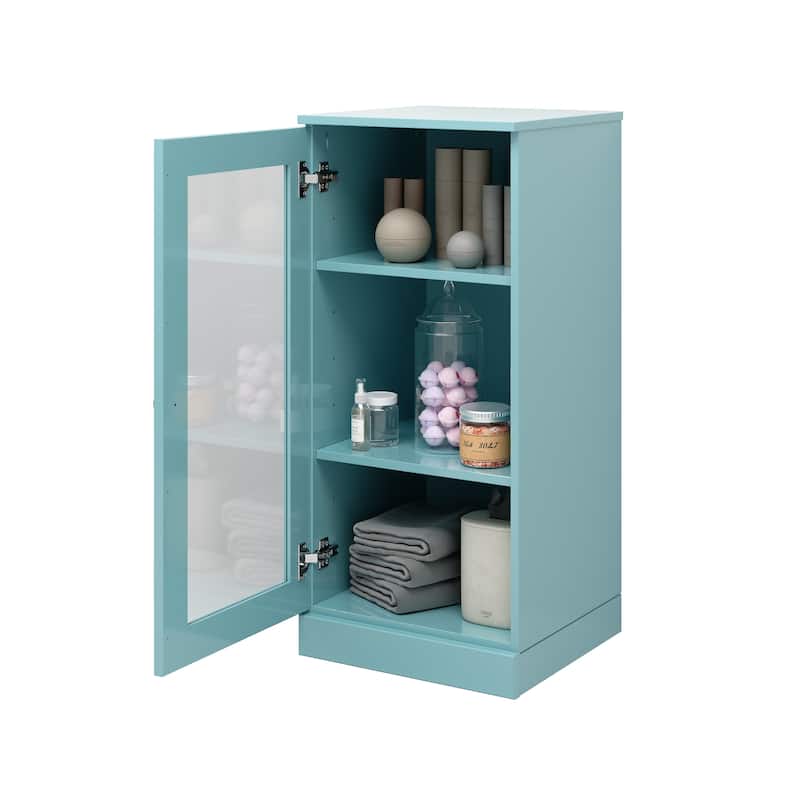 100% Solid Wood 16.5" Bathroom Cabinet with Optional Doors by Palace Imports