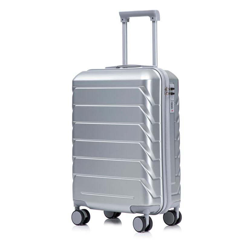 20 Inch ABS Hard Shell Travel Checked Luggage, Scratch Resistant Surface Four Multi-Directional Wheels, With Combination Lock
