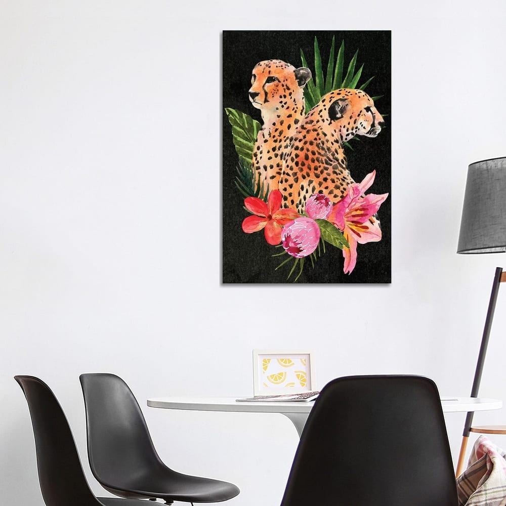 iCanvas "Cheetah Bouquet I" by Annie Warren Canvas Print