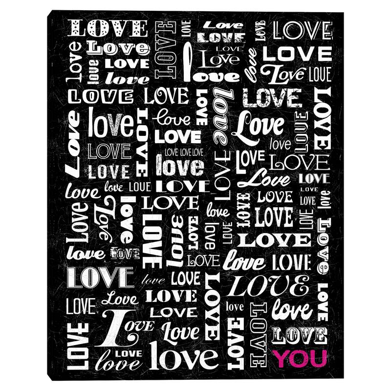 Love You by Janie Secker Canvas Art Print
