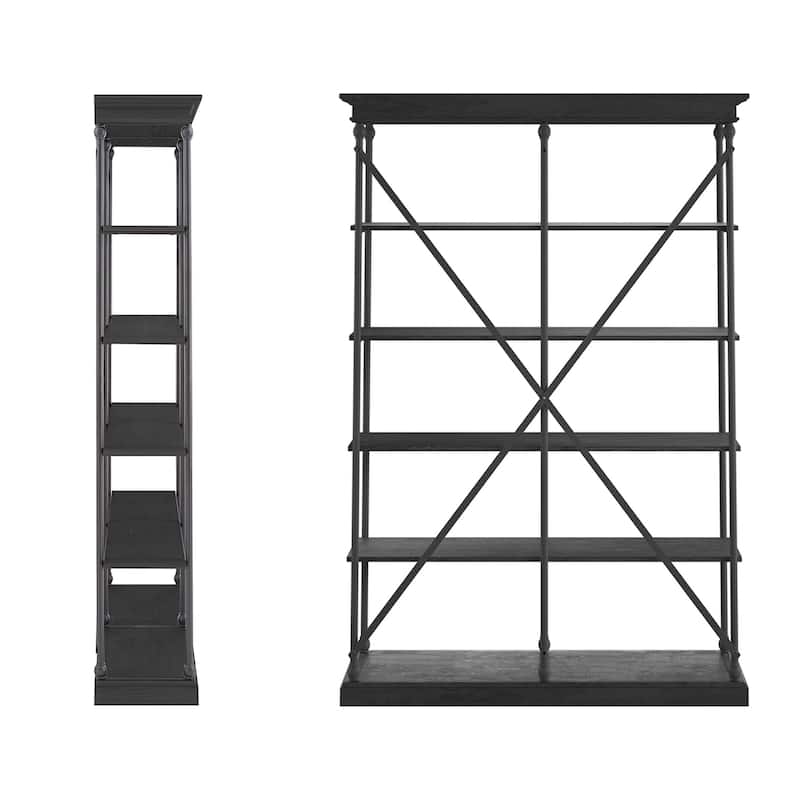 Dubrovnik Cornice Double Shelving Bookcase