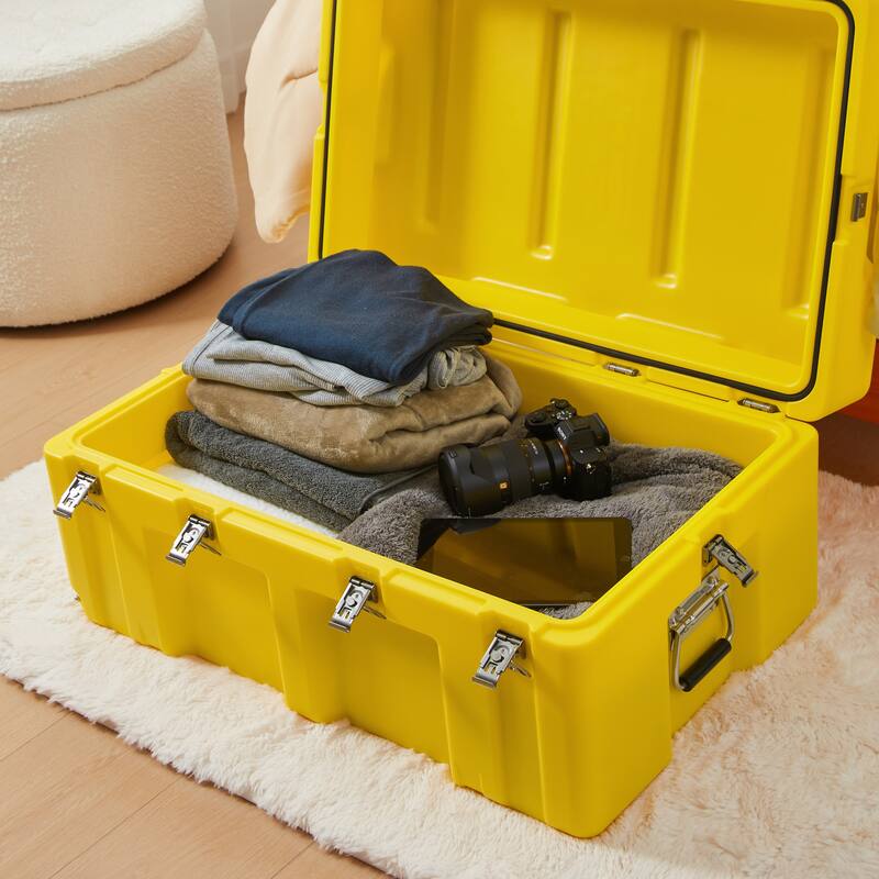 The Iron Brick® Trunk - Durable Footlocker on Wheels