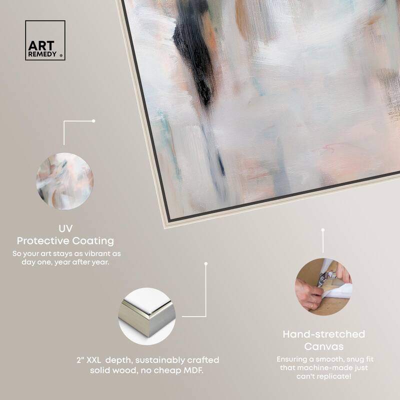 Drifting Colors II Canvas by Art Remedy