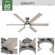 preview thumbnail 21 of 19, Hunter Wi-Fi Gravity Windmill Ceiling Fan w/LED Light Kit and Handheld Remote - Rustic, Transitional - SMART FAN! ENERGY STAR!