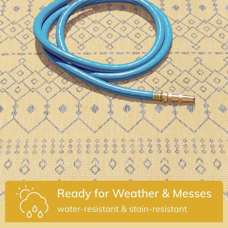 Well Woven Medusa Nord Indoor Outdoor Area Rug