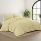 preview thumbnail 4 of 15, Soft Essentials Oversized Arrow Pattern 3 Piece Duvet Cover Set Yellow - Full - Queen