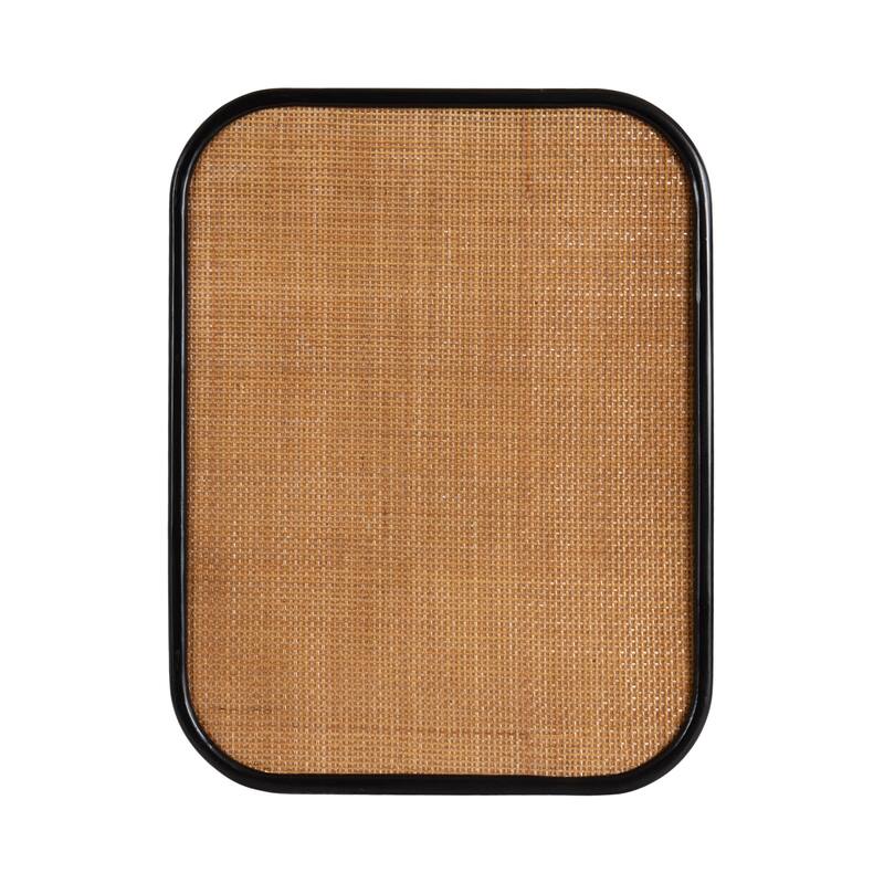 Kate and Laurel Planche Rattan Wall Pinboard