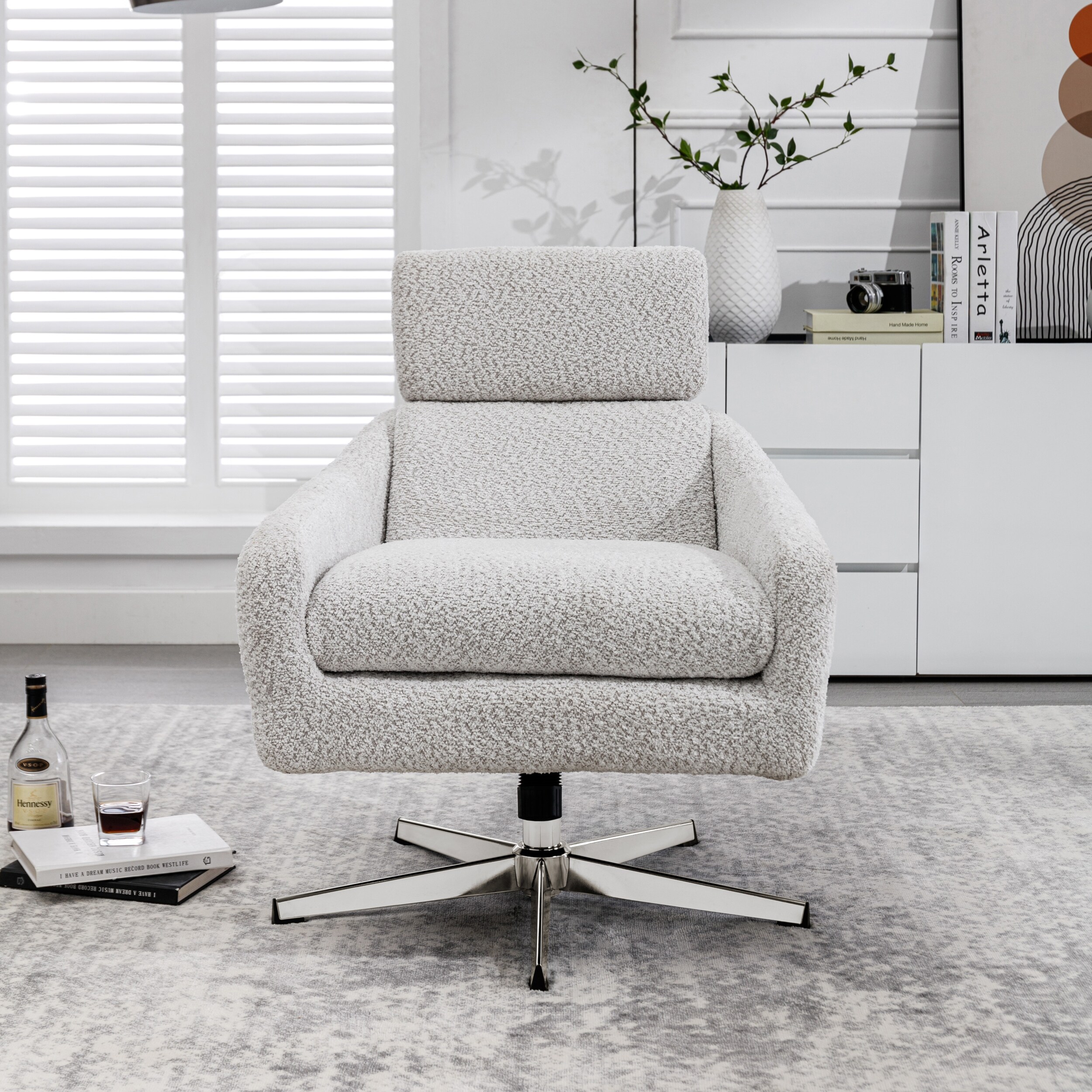Lucas top swivel recliner