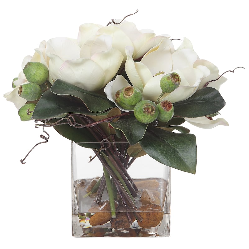 Uttermost Dobbins Magnolia Bouquet - 15.75 W x 15.75 H x 12.25 D (inches)