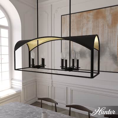 Hunter Dukestown 8-Light Linear Chandelier