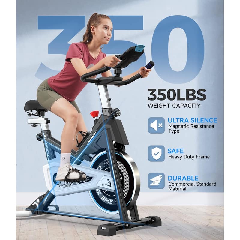 Exercise Bike Stationary, Cycling Bike with Bluetooth Sensor