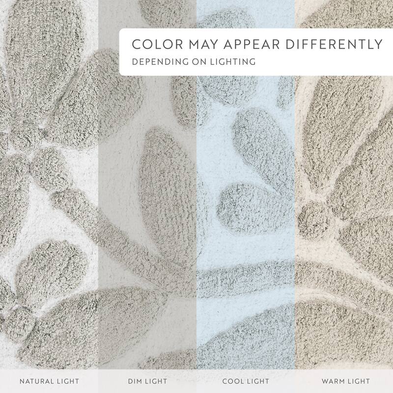 Becky Cameron 100% Cotton Floral Patterned Bath Mat