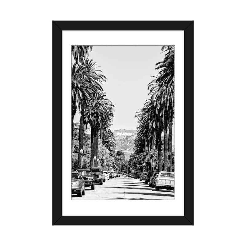 iCanvas "Black California Series - Downtown Los Angeles" by Philippe Hugonnard PFA - Black - 32x24x1