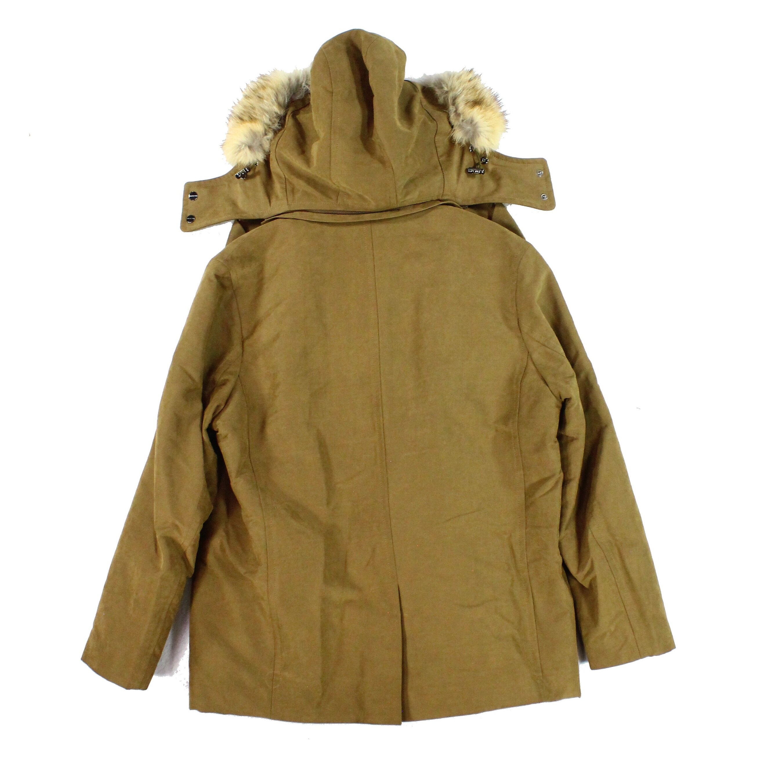 michael kors parka mens orange