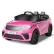 preview thumbnail 1 of 5, Ride On Car Licensed Land Rover w/Parent Remote Control Pink