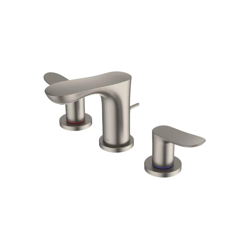 TOTO Global 1.2 GPM Widespread Bathroom Faucet with Pop-Up Drain