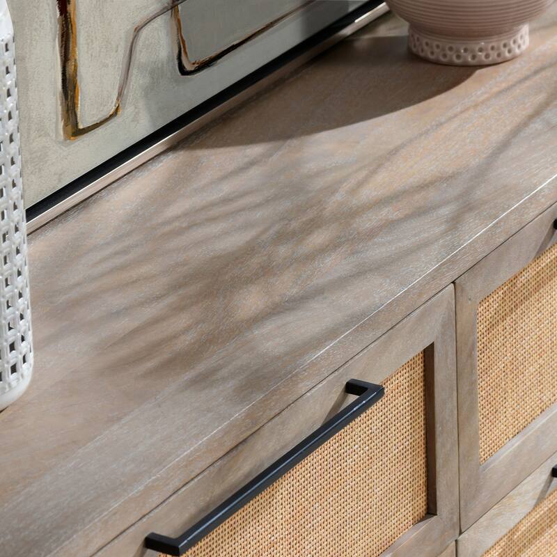 Classic Home Jensen Six-Drawer in Light Brown