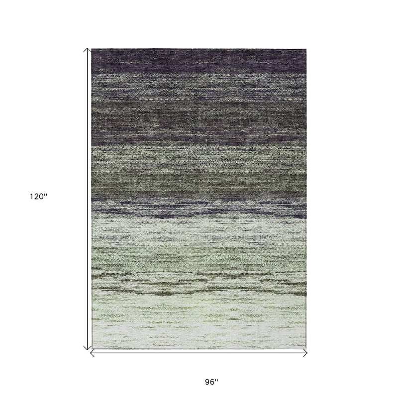 HomeRoots Ombre Transitional Rectangle Outdoor Rug