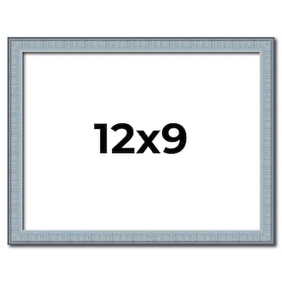 12x9 Frame Rustic Sky Blue Solid Wood Picture Frame | 0.75 Inch