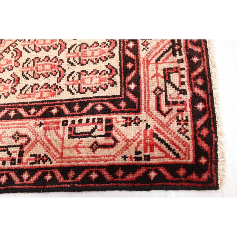 ECARPETGALLERY Hand-knotted Andelz Red Wool Rug - 3'11 x 6'5