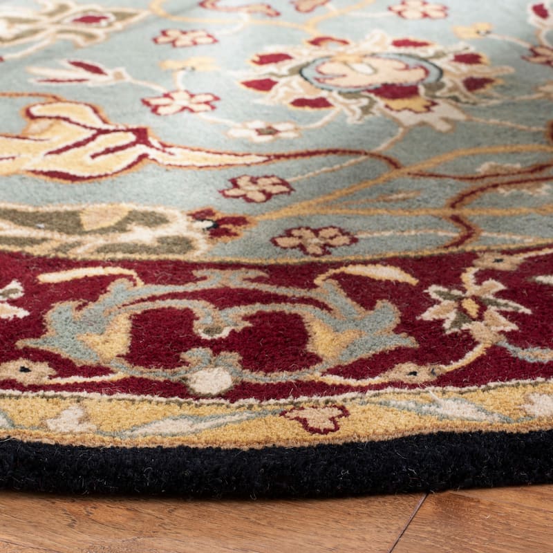 SAFAVIEH Handmade Heritage Gracious Garden Traditional Oriental Wool Rug