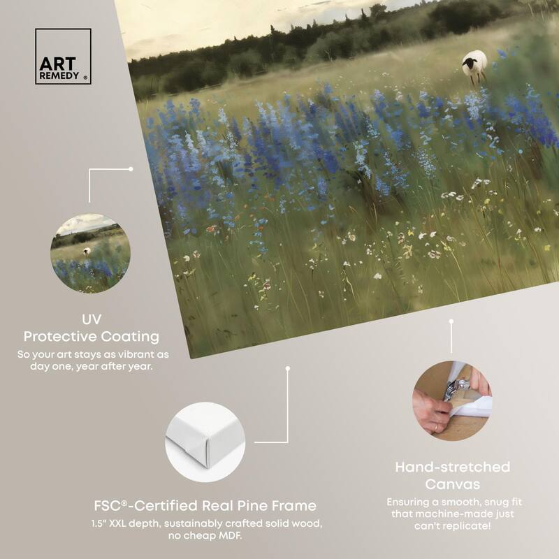 Path of the Shepherd Canvas by Art Remedy, Gallery Wrapped
