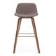 preview thumbnail 57 of 147, WYNDENHALL Cacey Mid Century Modern Bentwood Counter Height Stool (Set of 2) - 20.7'' x 21.1'' x 36.6