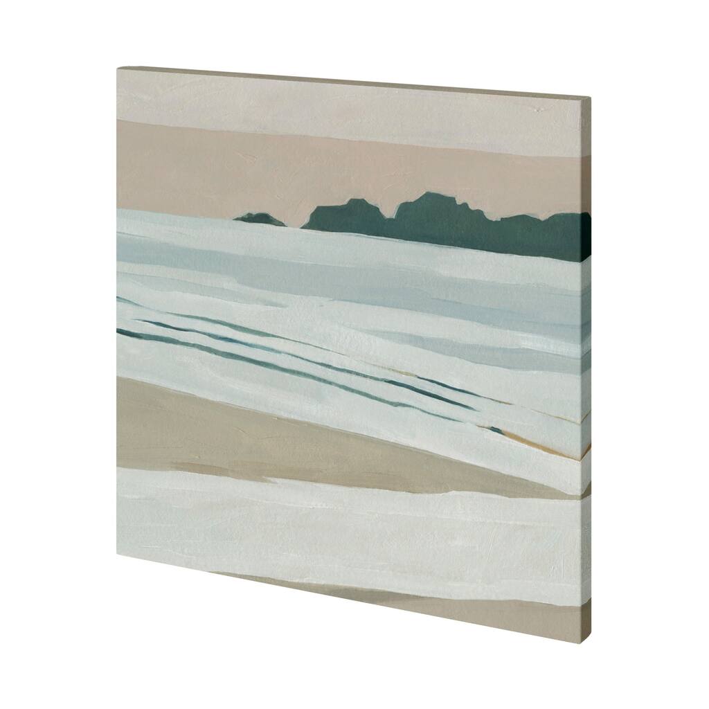 Coastal Lines I (30 x 30) Canvas Art Print