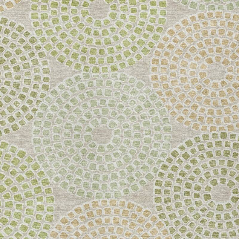 HomeRoots Geometric Transitional Rectangle Outdoor Rug