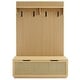 preview thumbnail 9 of 16, Soma Fluted 3-in-1 Hall Tree With Storage Bench and Coat Rack