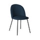 preview thumbnail 54 of 59, Carson Carrington Modern Fabric Dining Chairs (Set of 2) Navy Blue