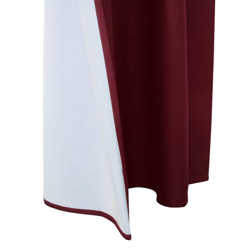 ThermaLogic Prescott Insulated Room Darkening Solid Curtain Panel Pair