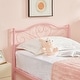 preview thumbnail 21 of 21, VECELO Modern Twin Size Metal Kids Bed Frame Without Box Spring, Twin Size Bed Set of 2