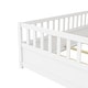 preview thumbnail 47 of 74, Wood Montessori Floor Bed with Super High Security Barrier, Door and Support Slats